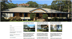 Desktop Screenshot of lakesideguesthouse.com.au